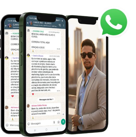 Bônus 4: Suporte individual e em grupo no WhatsApp.